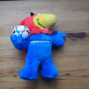 1998 Soccer World Cup France Stuffed Mascot Toy